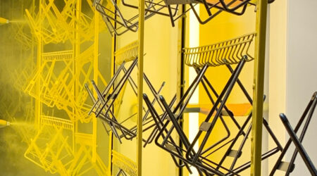 Peinture balancelle bouteille